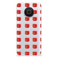 Nokia X10 | X20 Siliconen Case Paprika Red