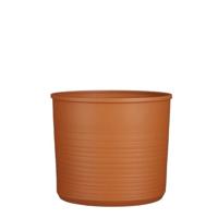 MICA Decorations Momo Pot Cylinder terra-h25 x d28 cm bloempotten voor bloemen en planten, meerkleurig, uniek