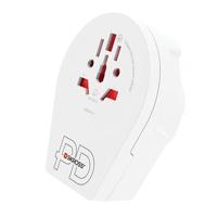 SKROSS - Wereld tot UK USB C20PD - UK UK Trade Adapter UK uit Euro, Australië, Verenigd Koninkrijk, VS, Japan, Brazilië en China - USB Coprick C 3A Fast Charger