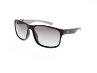 H.I.S zonnebril 98112 rechthoekig cat.3 gepolariseerd heren grijs