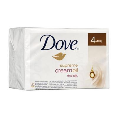 Dove Dove Wastablet Supreme Silk Cream Oil - 4x100 Gram