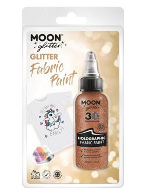 Moon Glitter Parelmoer Textielverf Ros Goud