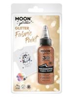 Moon Glitter Parelmoer Textielverf Ros Goud