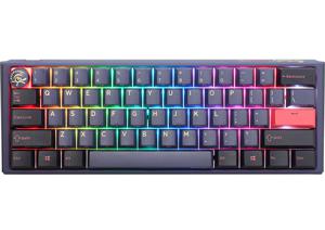 Ducky One 3 Cosmic Blue Mini toetsenbord RGB led, Double-shot PBT, Hot-swappable, QUACK Mechanics, 60%