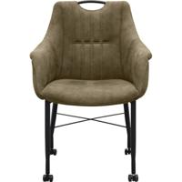 Eetkamerstoel North Moss met wiel