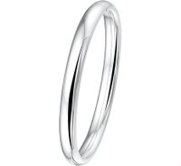 Armband Bangle Ovale Buis zilver 8 mm - thumbnail