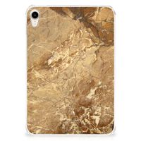 Apple iPad mini 6 (2021) Tablet Back Cover Marmer Creme - thumbnail