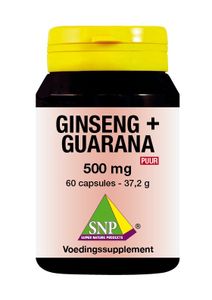 Ginseng guarana 500 mg puur