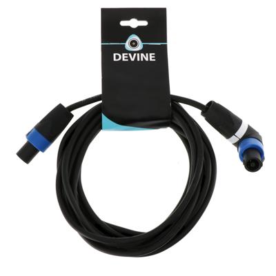 Devine SPE117/5 speakerkabel recht-haaks 5m Devine SPE117/5 speakerkabel recht-haaks 5m