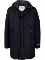 Woolrich manteau Luxury à capuche - Bleu