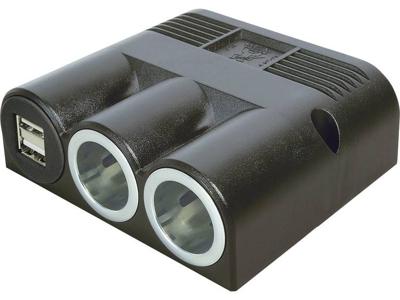 ProCar 67324501 Sigarettenaanstekerverdeler Aantal sigarettenaanstekerbussen: 2 x Interfaces: USB: 2 x Stroombelasting (max.): 16 A ProCar 67324501 Sigarettenaanstekerverdeler Aantal sigarettenaanstekerbussen: 2 x Interfaces: USB: 2 x Stroombelasting (max.): 16 A