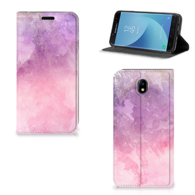 Bookcase Samsung Galaxy J7 2017 | J7 Pro Pink Purple Paint