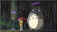 My Neighbor Totoro Wooden Wall Art Bus Stop - thumbnail