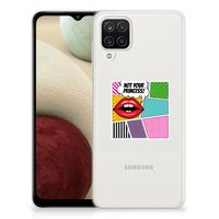 Samsung Galaxy A12 Silicone Back Cover Popart Princess