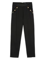 Balmain Kids pantalon de costume en laine - Noir