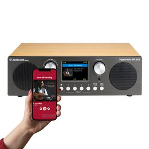 Albrecht: DR882 digitale radio DAB+/FW kleurendisplay