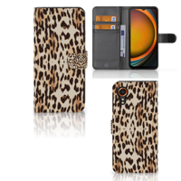 Samsung Galaxy Xcover 7 Telefoonhoesje met Pasjes Leopard