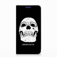 Mobiel BookCase Samsung Galaxy S10e Skull Eyes - thumbnail