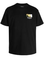 Nahmias T-shirt met logoprint - Zwart