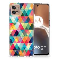 Motorola Moto G32 TPU bumper Geruit - thumbnail