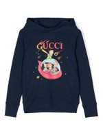 Gucci Kids x Jetsons hoodie à logo imprimé Jetsons - Bleu