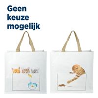 Hoppe Shoppingbag kiekeboe kat assorti - thumbnail