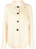 Jil Sander veste boutonnée en cachemire - Jaune