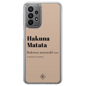 Samsung Galaxy A23 hybride hoesje - Hakuna matata