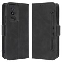 Xiaomi Poco F5 Pro/Redmi K60 Cardholder Series Portemonnee Hoesje - Zwart