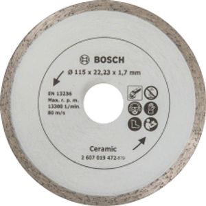 Bosch Accessories 2607019472 2607019472 Diamanten doorslijpschijf Diameter 115 mm 1 stuk(s)