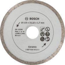 Bosch Accessories 2607019472 2607019472 Diamanten doorslijpschijf Diameter 115 mm 1 stuk(s)