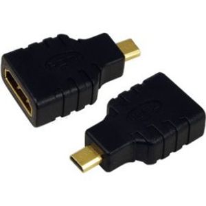 LogiLink AH0010 kabeladapter/verloopstukje HDMI to HDMI micro