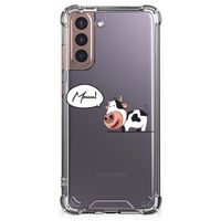 Samsung Galaxy S21 Plus Stevig Bumper Hoesje Cow