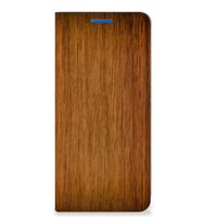 OPPO Reno6 5G Book Wallet Case Donker Hout