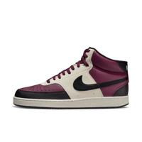 Nike Court Vision Mid NN herensneakers, Dark Beetroot Black Sail, 43 EU