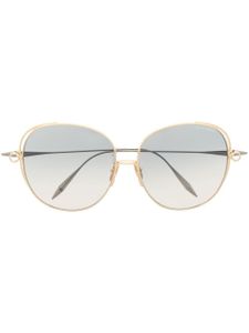 Dita Eyewear lunettes de soleil à monture ronde oversize - Or