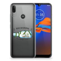 Motorola Moto E6 Plus Telefoonhoesje met Naam Boho Bottle