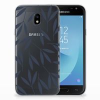 Samsung Galaxy J3 2017 TPU Case Leaves Blue - thumbnail