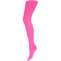 Fluor roze dames panty 60 denier