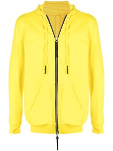 11 By Boris Bidjan Saberi hoodie Z2B zippé - Jaune