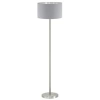 Eglo Vloerlamp Maserlo 38cm metaalgrijs met grijze kap 95173 - thumbnail