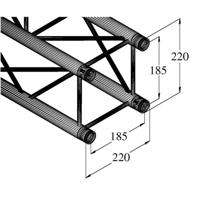 Alutruss DECOLOCK DQ4-2000 Vierkant truss 200 cm