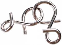 Johntoy breinbreker puzzel 3 cm zilver staal