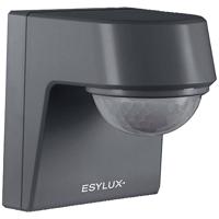 ESYLUX EM10025365 Bewegingsmelder Wand, Opbouw (op muur) 200 ° Grijs IP55, IK07