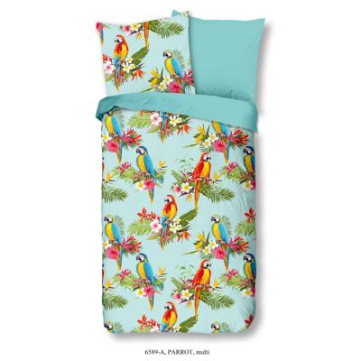 Good Morning Kinderdekbedovertrek Parrot 135x200 cm Good Morning Kinderdekbedovertrek Parrot 135x200 cm