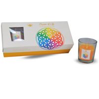 Giftset geurkaars flower of life - thumbnail