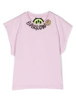 Barrow kids t-shirt en coton à logo imprimé - Rose