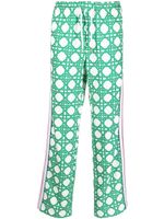 Casablanca pantalon droit à motif monogrammé