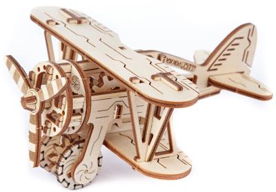 Wooden City Houten 3D-puzzel vliegtuig 14 cm Wooden City Houten 3D-puzzel vliegtuig 14 cm