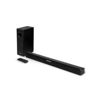 Thomson SB350BTS Soundbar – 300W Totaal Muziekvermogen – Bluetooth 5.0 – Bedrade Subwoofer – Optische & AUX-Ingang – EQ-Voorkeuzes – Muurbevestigbaar – Afstandsbediening – 2.1-Kanaals Stereosysteem
